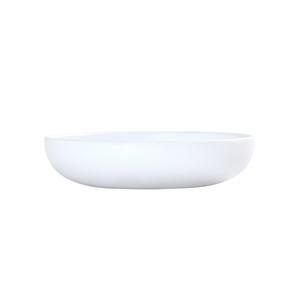 Cal-Mil 24106-5-15 Sophie 5.75in Dia. x 1.25"H Matte White Melamine Bowl 