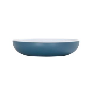 Cal-Mil 24106-6-11115 Sophie 6.25in Dia. x 1.5"H Matte Stone Blue Melamine Bowl 