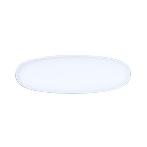 Cal-Mil 24106-618-11115 Sophie 6" x 18" x 1.75"H Matte Blue Melamine Platter- 6 Each