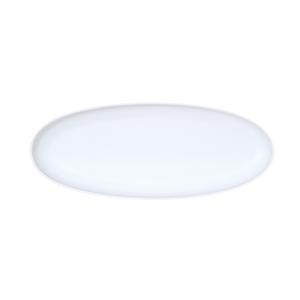 Cal-Mil 24106-922-15 Sophie 9" x 22" x 1.75"H Matte White Melamine Platter