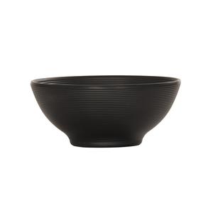 Cal-Mil 24111-7-13 Charlotte 7in Dia. x 3"H Black Melamine 30oz Bowl - 6 Each 