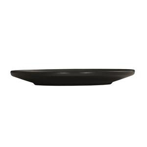 Cal-Mil 24112-11-13 Nova 11in Dia. x 1.25"H Black Melamine Plate - 6 Each 