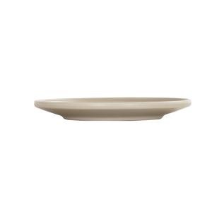 Cal-Mil 24112-7-125 Nova 7in Dia. x 1"H Taupe Melamine Plate - 6 Each 