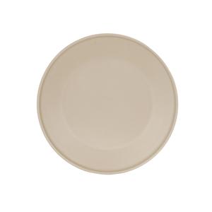 Cal-Mil 24112-9-125 Nova 9in Dia. x 1"H Taupe Melamine Plate - 6 Each 