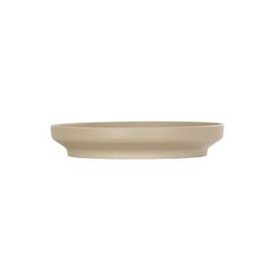 Cal-Mil 24114-14-125 Nova 14in Dia. x 2.5"H Taupe Coupe Bowl - 6 Each 