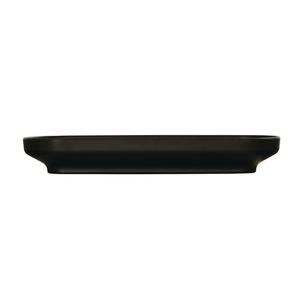 Cal-Mil 24114-618-13 Nova 6" x 18" x 2.5"H Black Melamine Coupe Platter - 6 Each