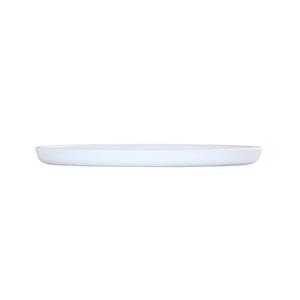 Cal-Mil 24120-10-15 Carmel 10in Dia. x 0.75"H White Melamine Plate - 6 Each 