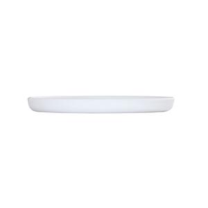 Cal-Mil 24120-8-15 Carmel 8in Dia. x 0.75"H White Melamine Plate - 6 Each 