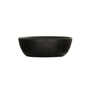 Cal-Mil 24121-5-13 Carmel 5in Dia. x 1.75"H Black 12oz Melamine Soup Bowl 