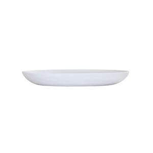 Cal-Mil 24122-1114-15 Carmel 11in x 14in x 1.75"H White Melamine Pasta Platter 