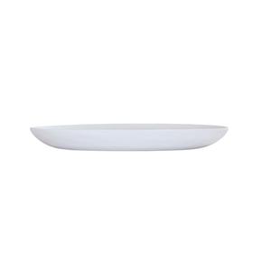 Cal-Mil 24122-1216-15 Carmel 12" x 16" x 1.75"H White Melamine Pasta Platter