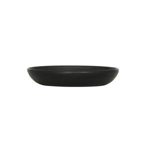 Cal-Mil 24122-6-13 Carmel 6.5in Dia. x 1"H Black Melamine 12oz Pasta Bowl 