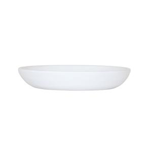 Cal-Mil 24122-6-15 Carmel 6.5in Dia. x 1"H White Melamine 12oz Pasta Bowl 