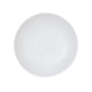 Cal-Mil 24122-7-15 Carmel 7in Dia. x 1.25"H White Melamine 16oz Pasta Bowl 