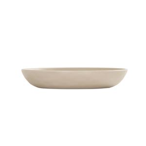Cal-Mil 24122-8-125 Carmel 8.5in Dia. x 1.5"H Taupe Melamine 30oz Pasta Bowl 