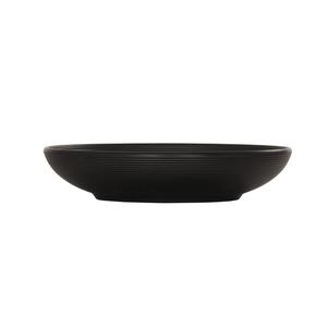 Cal-Mil 24125-7-13 Charlotte 7in Dia. x 1.5"H Black Melamine Coupe Bowl - 6 Each 