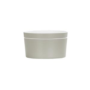 Cal-Mil 24127-5-102 5in Dia. x 3"H Ash Melamine Bento Box - 3 Each 