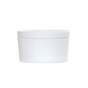 Cal-Mil 24127-5-15 5in Dia. x 3"H White Melamine Bento Box - 3 Each 