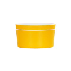 Cal-Mil 24127-5-42 5in Dia. x 3"H Yellow Melamine Bento Box - 3 Each 