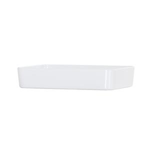 Cal-Mil 24132-96-15 9" x 6" x 2.5"H White Melamine Bento Box Insert - 6 Each
