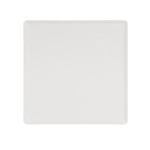 Cal-Mil 24304-16-15 15.75in x 15.75in x 0.75"H White Melamine Square Platter 