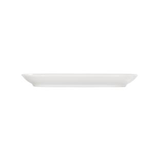 Cal-Mil 24305-74-15 7" x 4.5" x 0.75"H White Melamine Platter - 6 Each