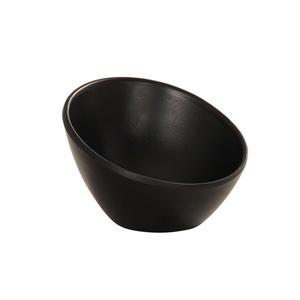 Cal-Mil 24308-4-13 4in Dia. x 2.5"H Matte Black Melamine Bowl - 6 Each 