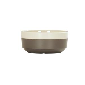 Cal-Mil 24311-4-128 Vienna 4.25in Dia. x 2.25"H Two-Tone Melamine Bowl - 6 Each 