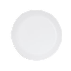 Cal-Mil 24400-10-15 Bali 10in Dia. x 0.75"H White Melamine Plate - 6 Each 