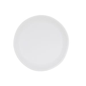 Cal-Mil 24400-6-15 Bali 6in Dia. x 0.75"H White Melamine Plate - 6 Each 