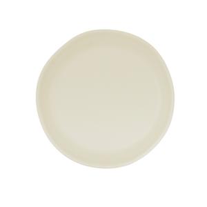 Cal-Mil 24400-8-103 Bali 8in Dia. x 0.5"H Ivory Melamine Plate - 6 Each 