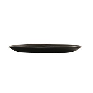 Cal-Mil 24400-8-13 Bali 8in Dia. x 0.5"H Black Melamine Plate - 6 Each 