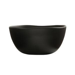 Cal-Mil 24401-16-13 Bali 5.5in x 5.25in x 2.5"H Black Melamine 16oz Soup Bowl 