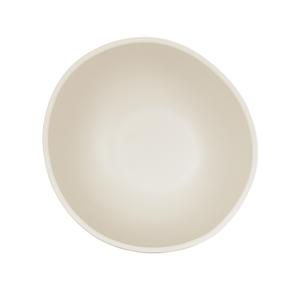 Cal-Mil 24401-30-103 Bali 6.75in x 6.5in x 3.25"H Ivory Melamine 30oz Soup Bowl 