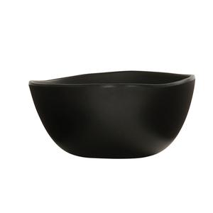 Cal-Mil 24401-30-13 Bali 6.75in x 6.5in x 3.25"H Black Melamine 30oz Soup Bowl 