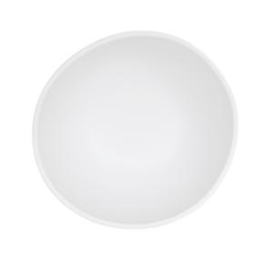 Cal-Mil 24401-30-15 Bali 6.75in x 6.5in x 3.25"H White Melamine 30oz Soup Bowl 