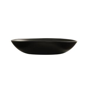 Cal-Mil 24402-14-13 Bali 14in Dia. x 3"H Black Melamine Pasta Bowl - 6 Each 