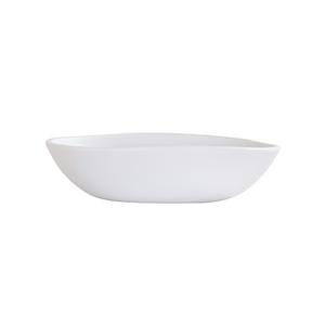 Cal-Mil 24402-16-15 Bali 6.5in Dia. x 1.75"H White Melamine Pasta Bowl - 6 Each 