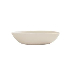 Cal-Mil 24402-30-103 Bali 8in Dia. x 2"H Ivory Melamine Pasta Bowl - 6 Each 