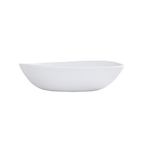 Cal-Mil 24402-30-15 Bali 8in Dia. x 2"H White Melamine Pasta Bowl - 6 Each 