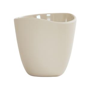 Cal-Mil 24405-24-103 Bali 4.75in Dia. x 4.75"H Ivory Melamine Dressing Crock 