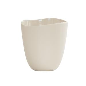 Cal-Mil 24405-48-103 Bali 5.75" Dia. x 6.25"H Ivory Melamine Dressing Crock