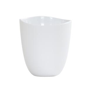 Cal-Mil 24405-48-15 Bali 5.75in Dia. x 6.25"H White Melamine Dressing Crock 