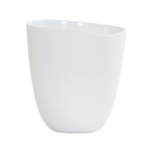 Cal-Mil 24405-96-15 Bali 7in Dia. x 7.75"H White Melamine Dressing Crock - 6 Each 
