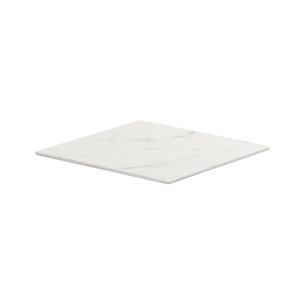 Cal-Mil 24408-10-81 10in x 10in x 0.75"H White Marble Melamine Tray - 6 Each 