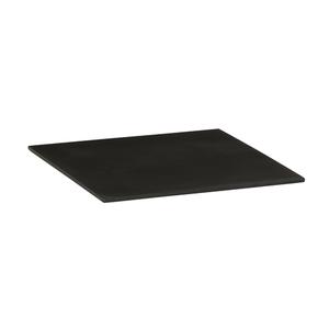 Cal-Mil 24408-12-13 12in x 12in x 0.75"H Black Melamine Tray - 3 Each 