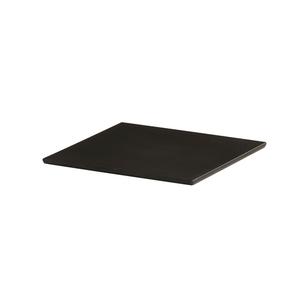 Cal-Mil 24408-8-13 8in x 8in x 0.75"H Black Melamine Tray - 6 Each 