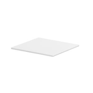 Cal-Mil 24408-8-15 8in x 8in x 0.75"H White Melamine Tray - 6 Each 
