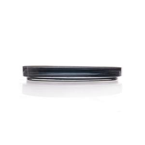 Mikasa Hospitality 2445-43 Ardacam Asos Black Glass 8.3in Dia. Plate - 2dz 