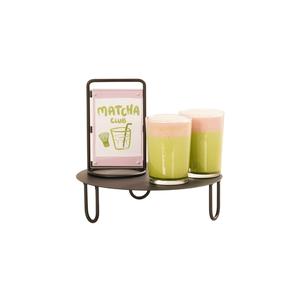 Cal-Mil 25200-5-13 Logan 12in Dia. x 5"H Black Rectangular Display Riser 